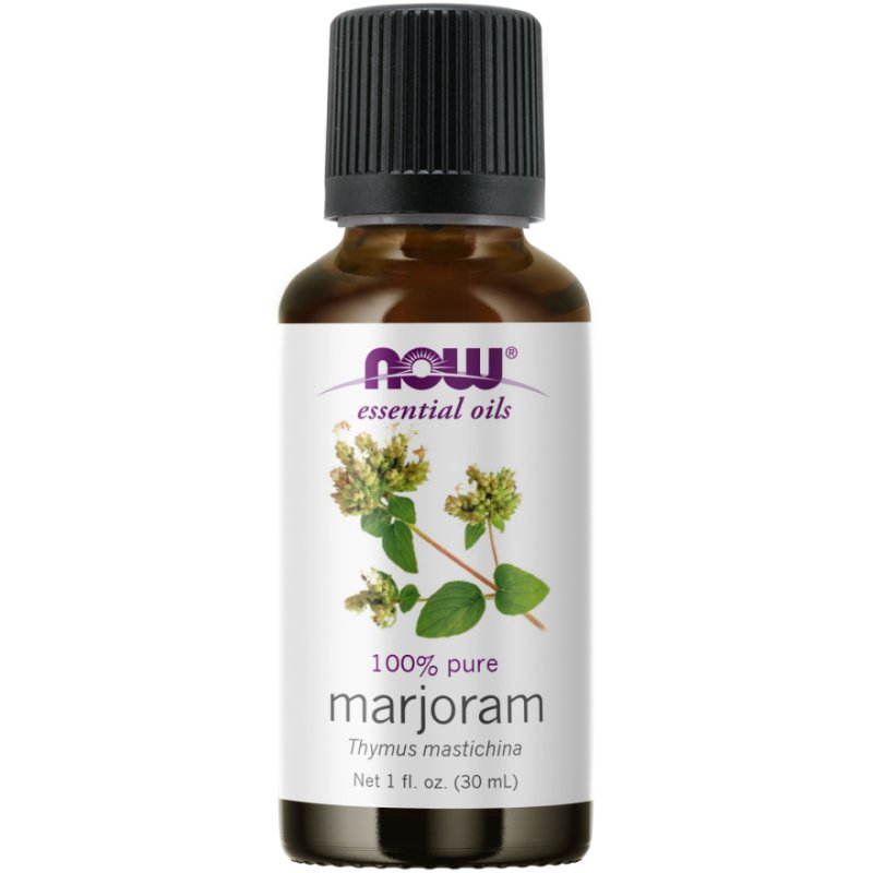 NOW Foods Marjoram Oil huile essentielle 30 ml Basilique, Romarin, Sage, Thym Diffuseurs d'huiles essentielles