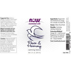 Now Foods Peace and Harmony Essential Oils 30ml