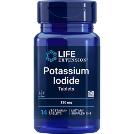 Life Extension Potassium Iodide 130mg 14 Tablets