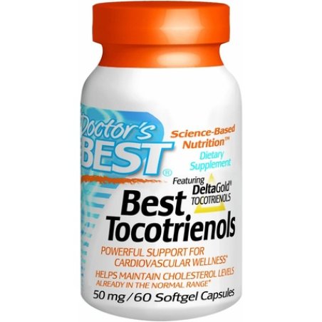Doctor's Best Best Tocotrienols 50mg Softgels 60 Count