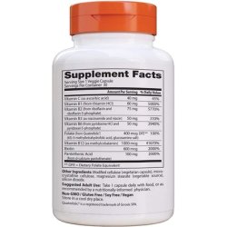 Doctor's Best Fully Active B Complex Non-GMO Gluten & Soy Free Vegan 30 Count