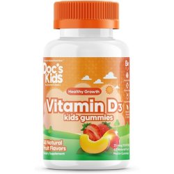 Kid's Vitamin D3 Fruit Flavored Gummies 60 Gummies