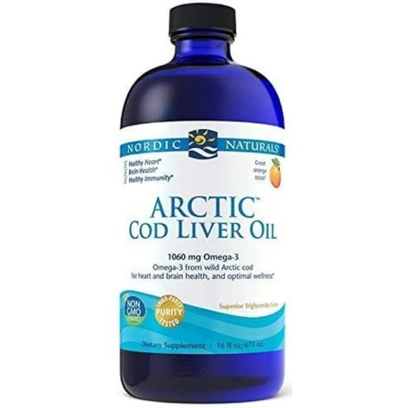 Nordic Naturals Arctic Cod Liver Oil Orange 16 fl oz (473 ml) - 1 Bottle