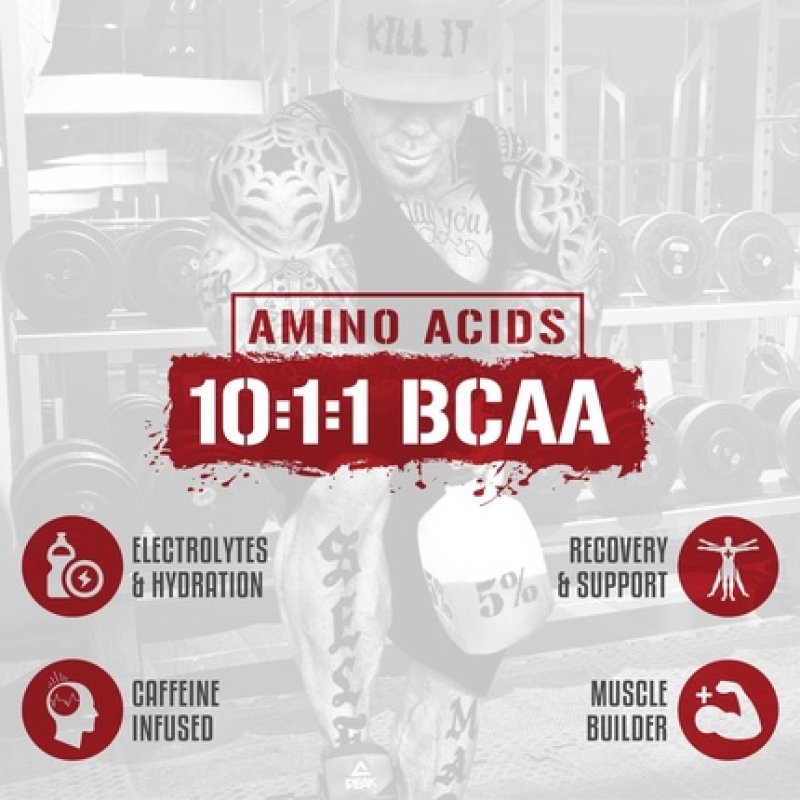 5% Nutrition Rich Piana Alldayyoumay Caffeinated BCAA Energy Powder