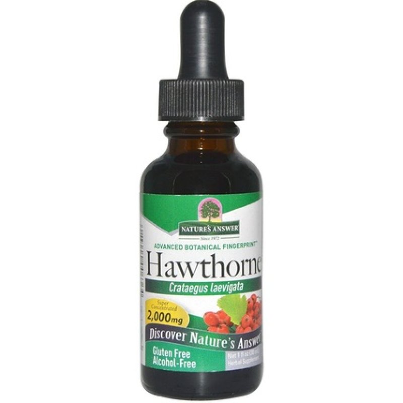 Nature's Answer Hawthorn Berries Promotes Healthy Circulation Function 1oz