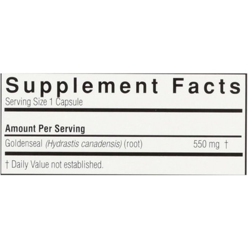 Nature's Answer Goldenseal Root Vegetarian Capsules 50 Count