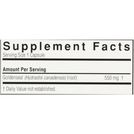 Nature's Answer Goldenseal Root Vegetarian Capsules 50 Count