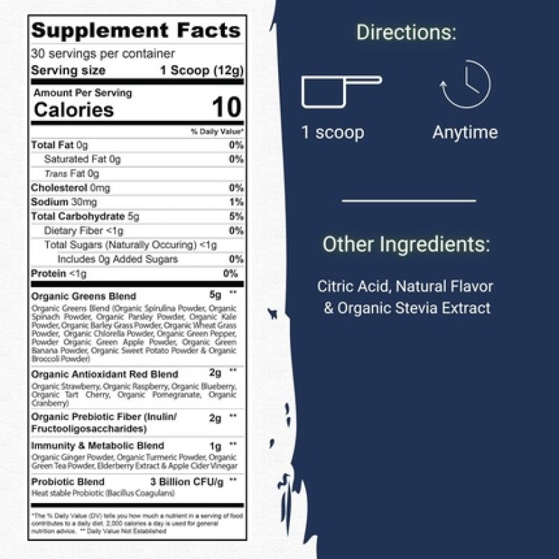 Proven Greens & Reds Natural Supplement 360g