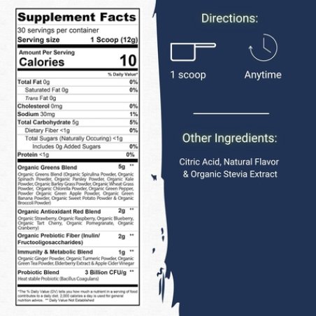 Proven Greens & Reds Natural Supplement 360g