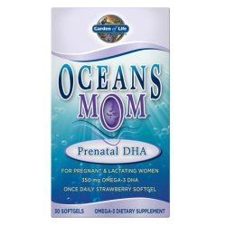 Garden of Life Oceans Mom Prenatal Fish Oil DHA Omega-3 Supplement