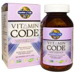 Garden of Life Prenatal Raw Multivitamin 180 Herbal Capsules