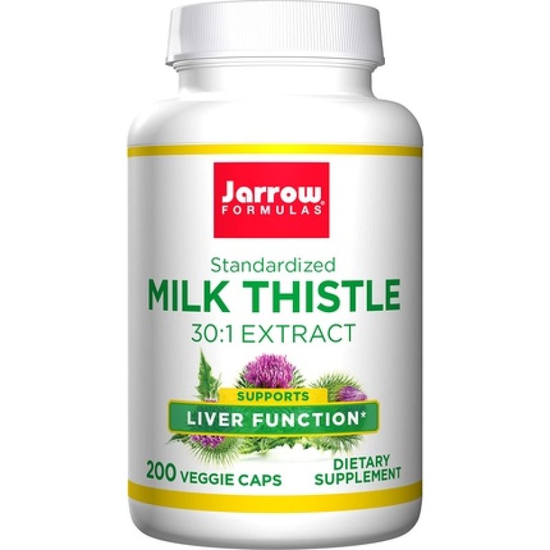 Jarrow Formulas Milk Thistle 150mg Antioxidant Supporting Immune Response and Liver Function 200 Veggie Capsules - Up