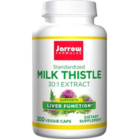 Jarrow Formulas Milk Thistle 150mg Antioxidant Supporting Immune Response and Liver Function 200 Veggie Capsules - Up