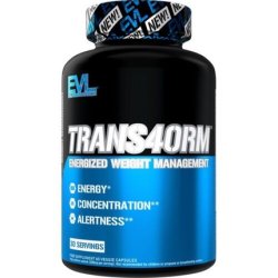 Evl Trans4orm Thermogenic Fat Burner for Focus, Energy & Weight Support 60ct