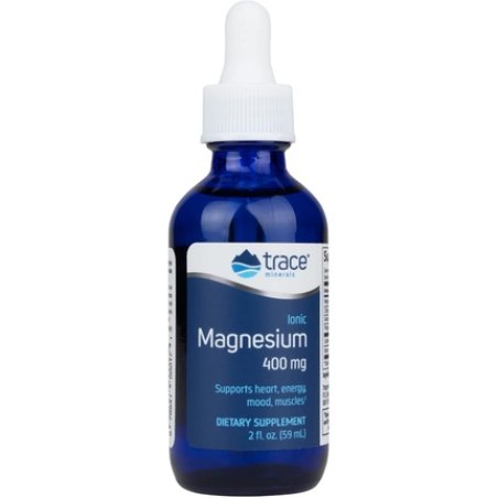 Trace Minerals Liquid Ionic Magnesium 2oz Supports Blood Pressure Heart Health Calm Mood Gene Maintenance Digestion