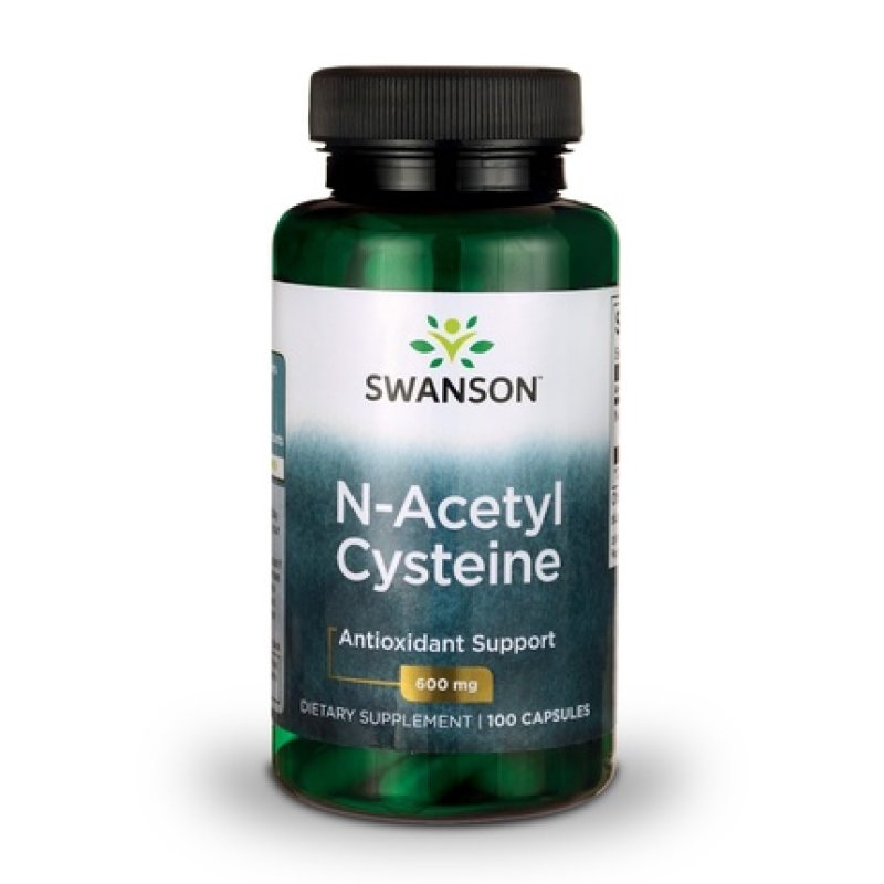 Swanson N-Acetyl Cysteine Capsules 600mg 100 Count