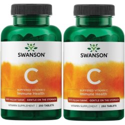 Swanson Buffered Vitamin C 500mg 250 Tablets