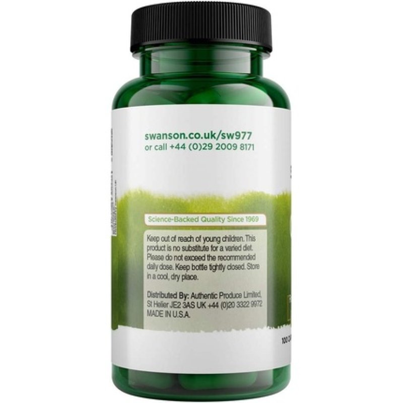 Swanson Green Tea 500mg 100 Capsules