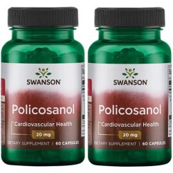 Swanson Policosanol 20mg Herbal Supplement 60 Capsules