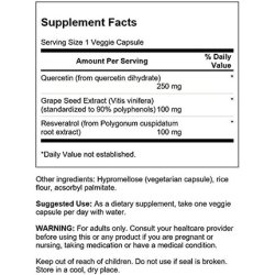 Swanson Resveratrol & Quercetin Veg Capsules 30