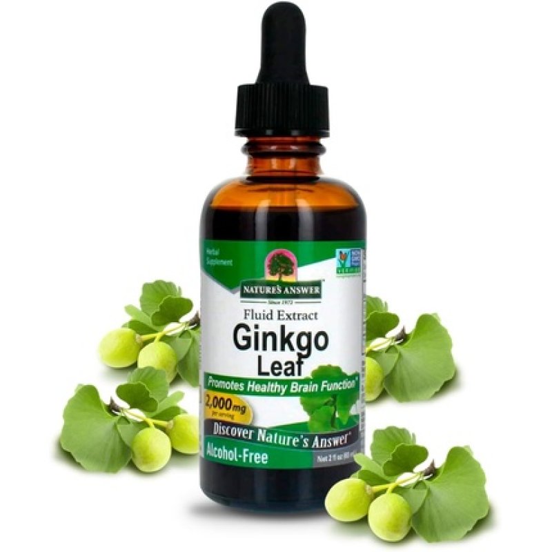 Nature's Answer Alcohol-Free Ginkgo Leaf Extract 2000mg 2oz