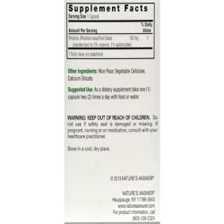 Nature's Answer Rhodiola Root Vegetarian Capsules 60 Count