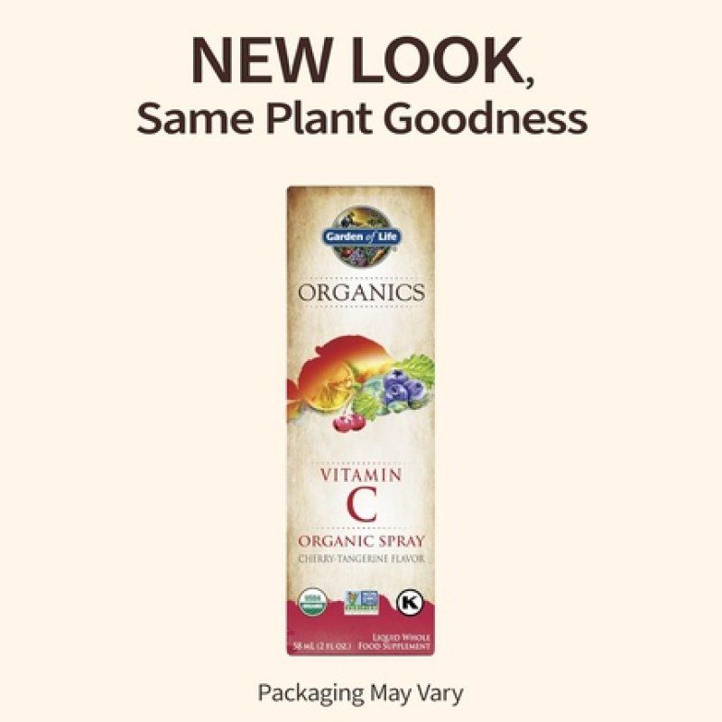 Garden of Life Organics Vitamin C Spray for Kids and Adults