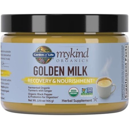 Garden of Life mykind Organics Golden Milk Recovery & Nourishment Powder 30 Servings
