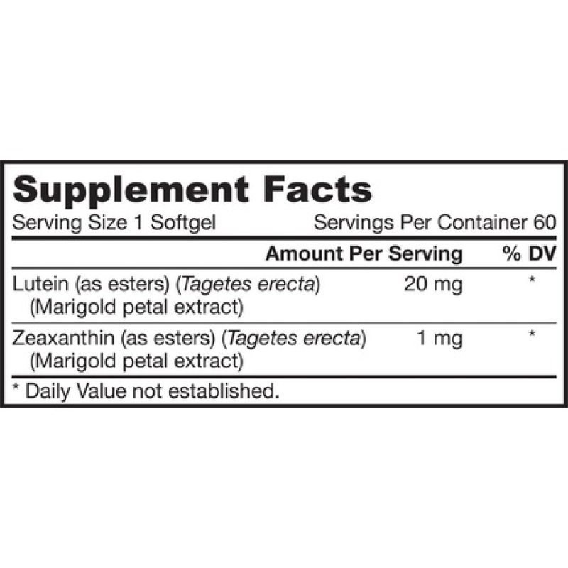 Jarrow Formulas Lutein Softgels 60