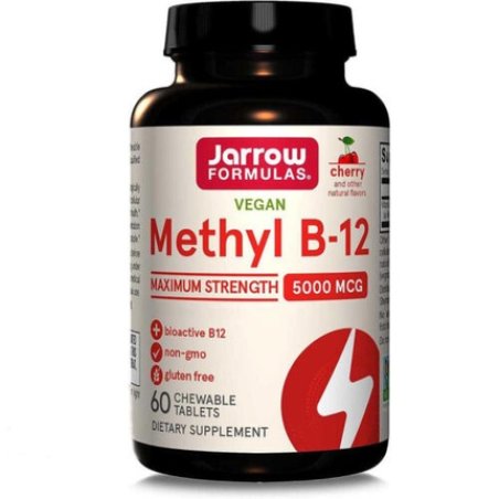 Jarrow Formulas Methyl B-12 Cherry 5000mcg 60 Pastilles