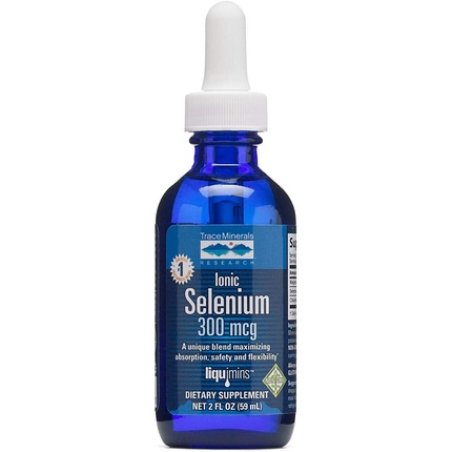 Ionic Selenium 300mcg 2 fl oz Trace Minerals Research - UK Seller