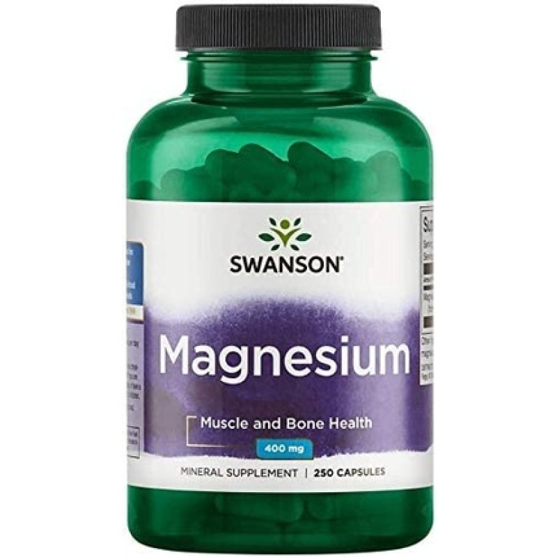 Swanson Magnesium 200mg 250 Capsules