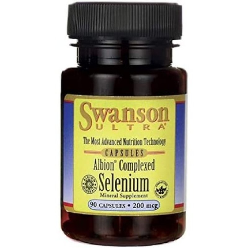 Swanson Albion Complexed Selenium 200mcg 90 Capsules
