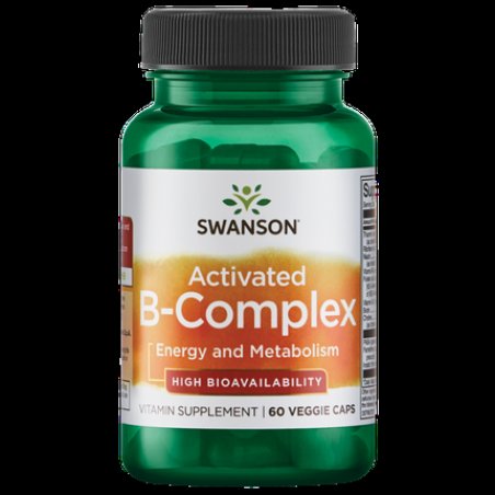 Swanson Activated B-Complex High Bioavailability 60 Veg Caps