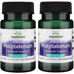 Swanson Albion Chelated Molybdenum 400mcg 60 Veg Capsules