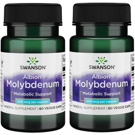 Swanson Albion Chelated Molybdenum 400mcg 60 Veg Capsules