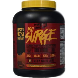 MUTANT ISO Surge Pure Whey Protein Isolate Powder Digestive Enzyme Boosted Peanut Butter Chocolate 2.27kg