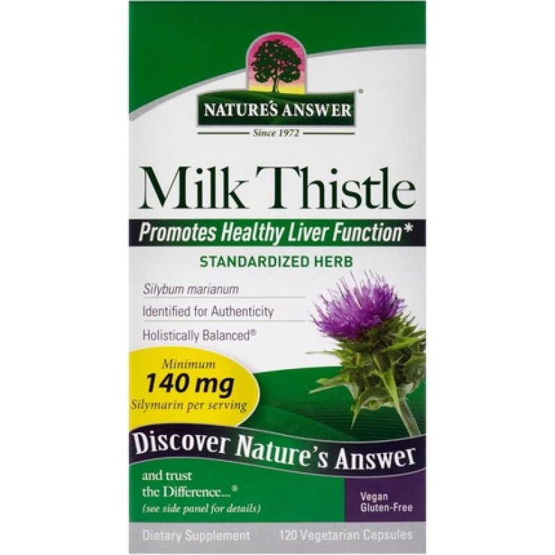 Nature's Answer Milk Thistle Maximum Strength 120 Capsules