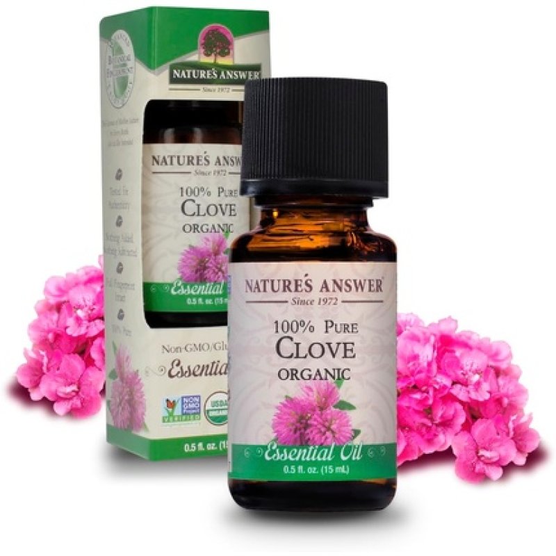 Organic Essential Oil 100% Pure Clove 0.5 Fl Oz 15ml