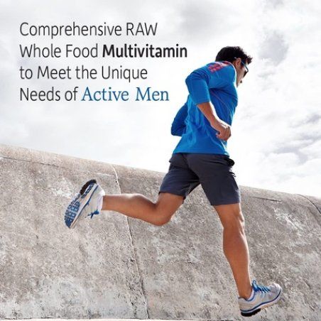 Garden of Life Vitamin Code Whole Food Multivitamin for Men 120 Capsules - Vegetarian Mens Multivitamins with Fruit &