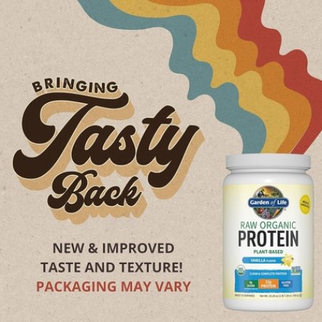 Garden of Life Organic Vegan Protein Powder with Vitamins and Probiotics - Raw