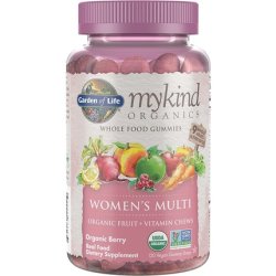 Garden of Life mykind Organics Women's Berry Gummy Vitamins 120 Real Fruit Gummies