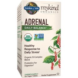 Garden of Life MyKind Organics Adrenal Daily Balance 120 Vegan Tablets