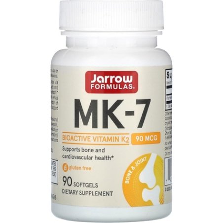 Jarrow Formulas MK-7 90mcg 90 Softgels