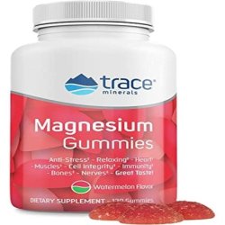 Trace Minerals Magnesium Gummies Watermelon 120 Gummies