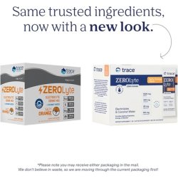 Trace Minerals Zerolyte Salty Orange Sugar Free Electrolyte Powder Drink Mix
