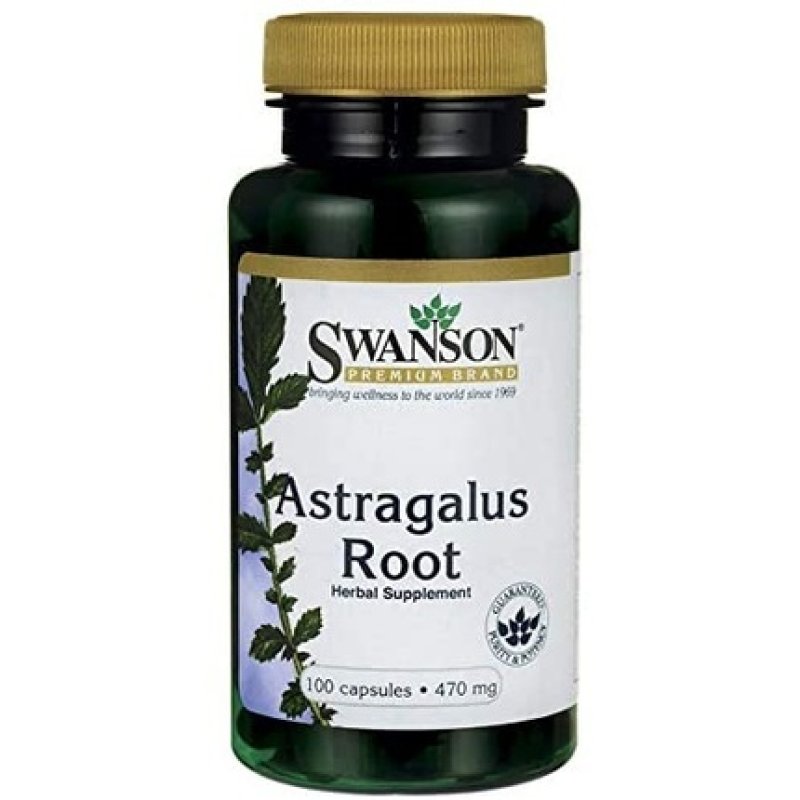 Swanson Astragalus Root 470mg 100 Capsules