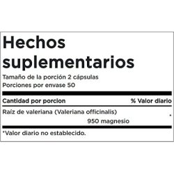 Swanson Valerian Root Supplement 100 Capsules