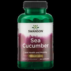 Swanson Sea Cucumber Natural Supplement Promoting Joint Health & Mobility Support 100 Capsules 500mg