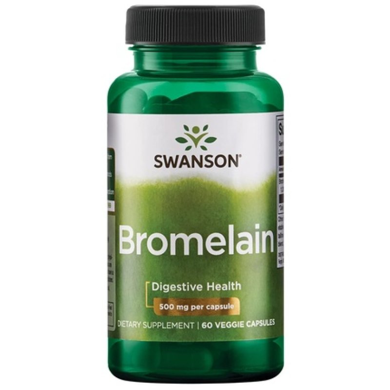 Swanson Bromelain 500mg 60 Vcaps